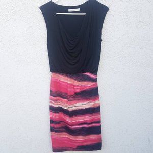 Karen Millen Sleeveless Sunset Pattern Dress